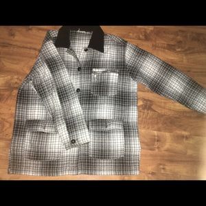 Black and white jacket
